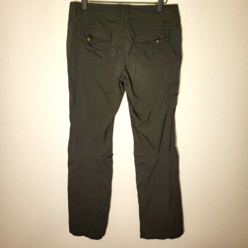 REI Roll Up Cargo Hiking Pants size 8 in Slate Grey - Picture 2 of 7